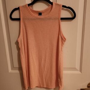 Old Navy Light Coral Ribbed Tank Top